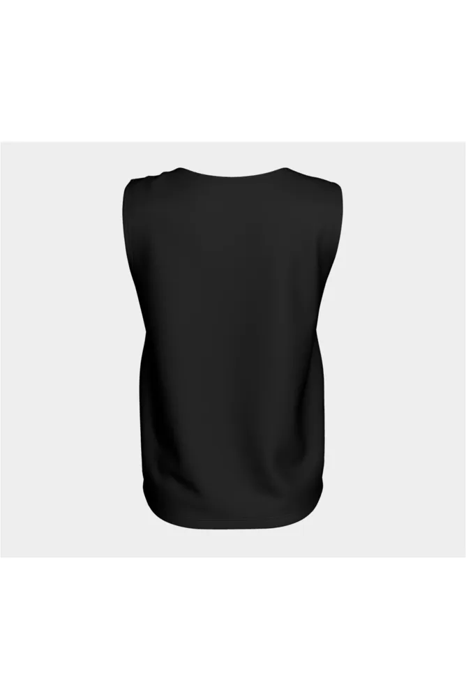 Black Loose Tank Top