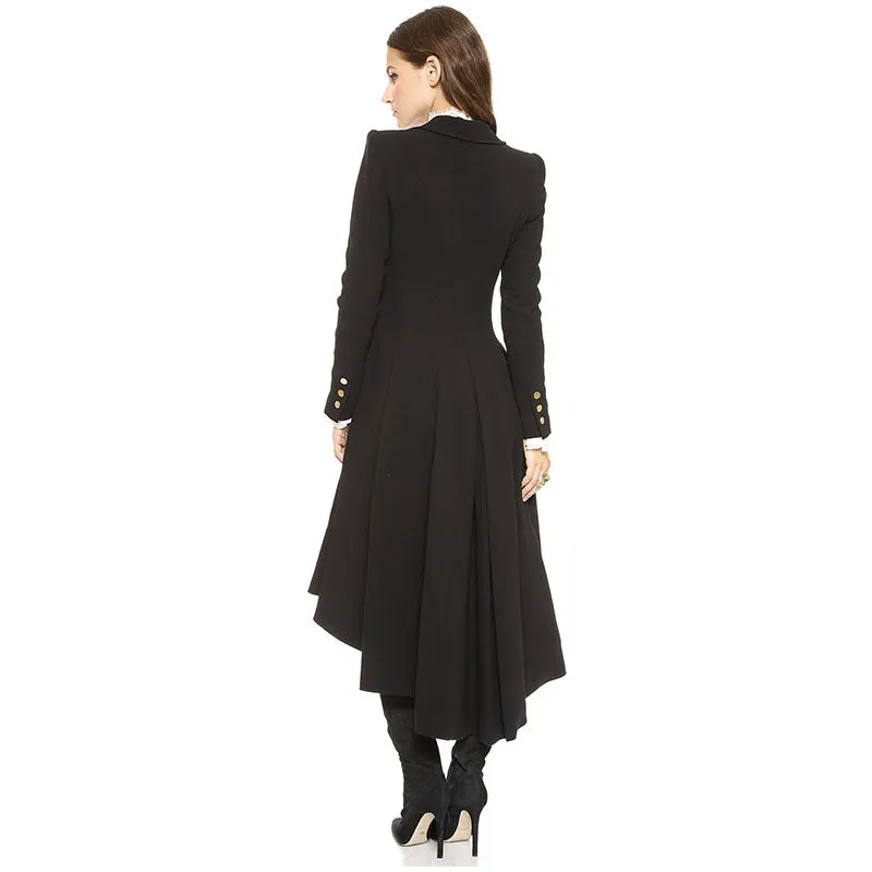 Black Wool Frock Coat