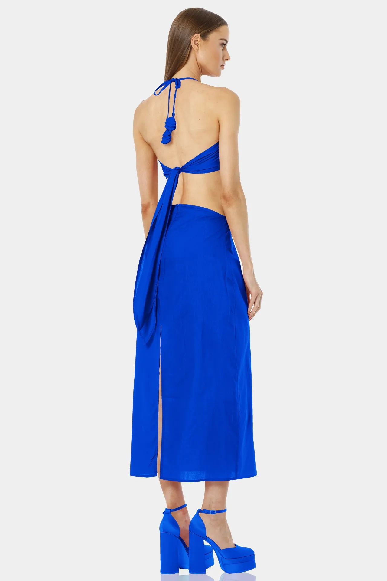 Blue Maxi Dress Outfit