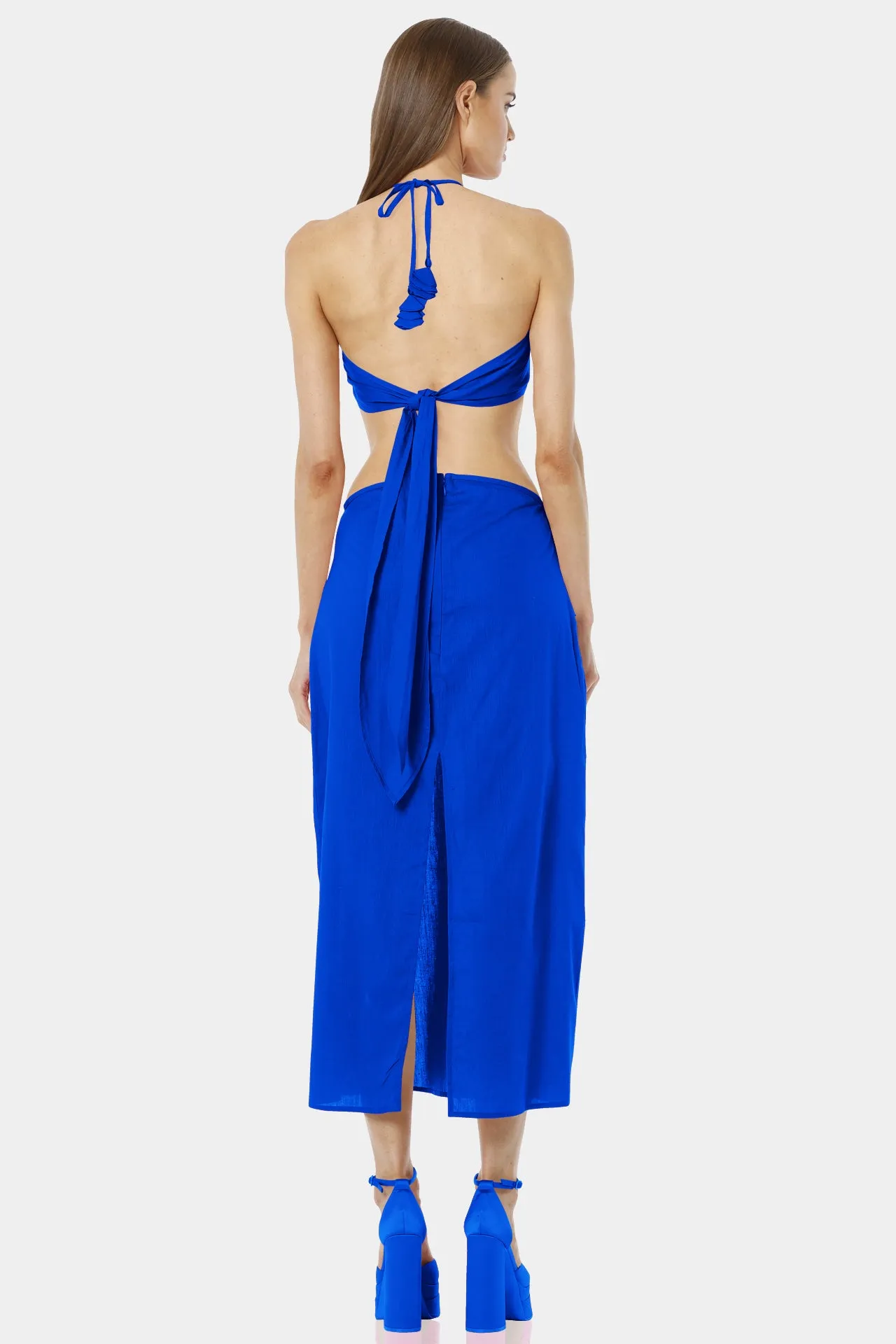 Blue Maxi Dress Outfit