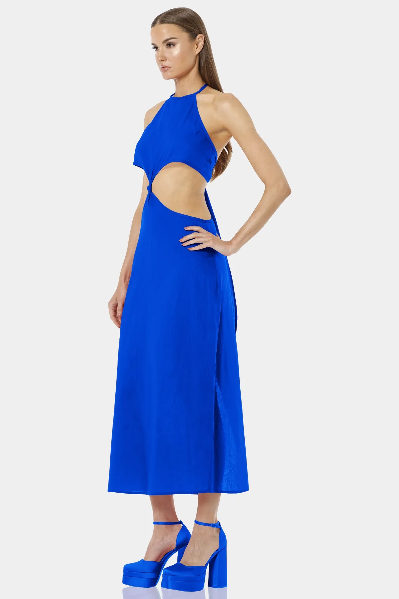 Blue Maxi Dress Outfit