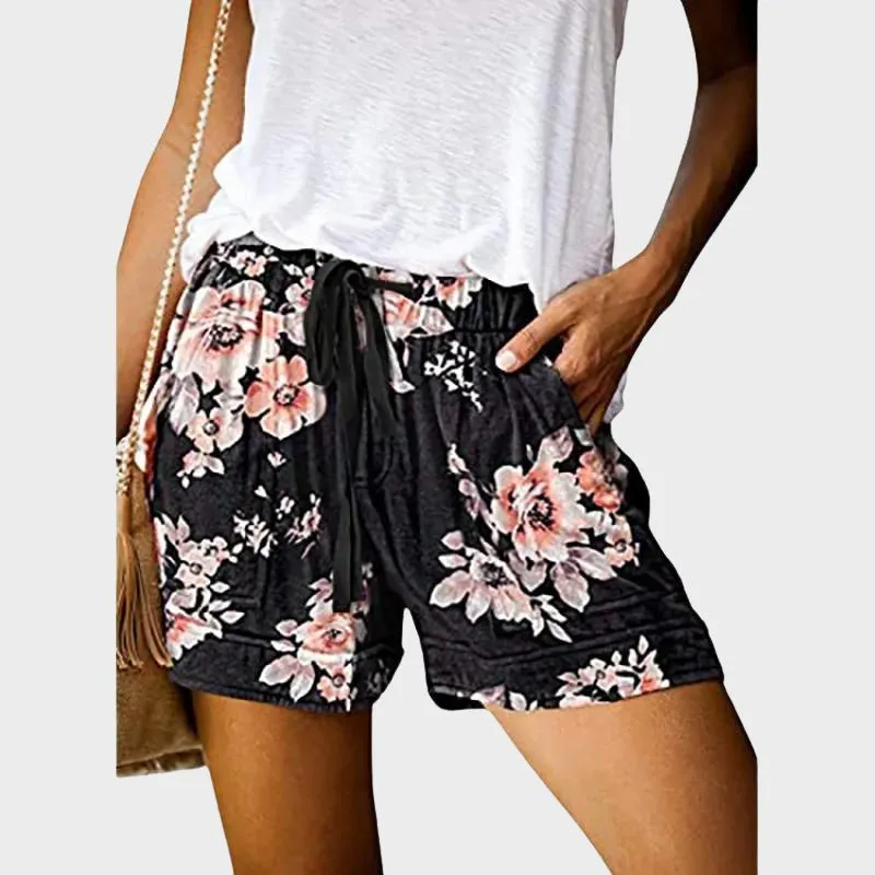 CATO - Casual shorts med blommigt tryck