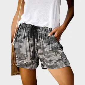 CATO - Casual shorts med blommigt tryck