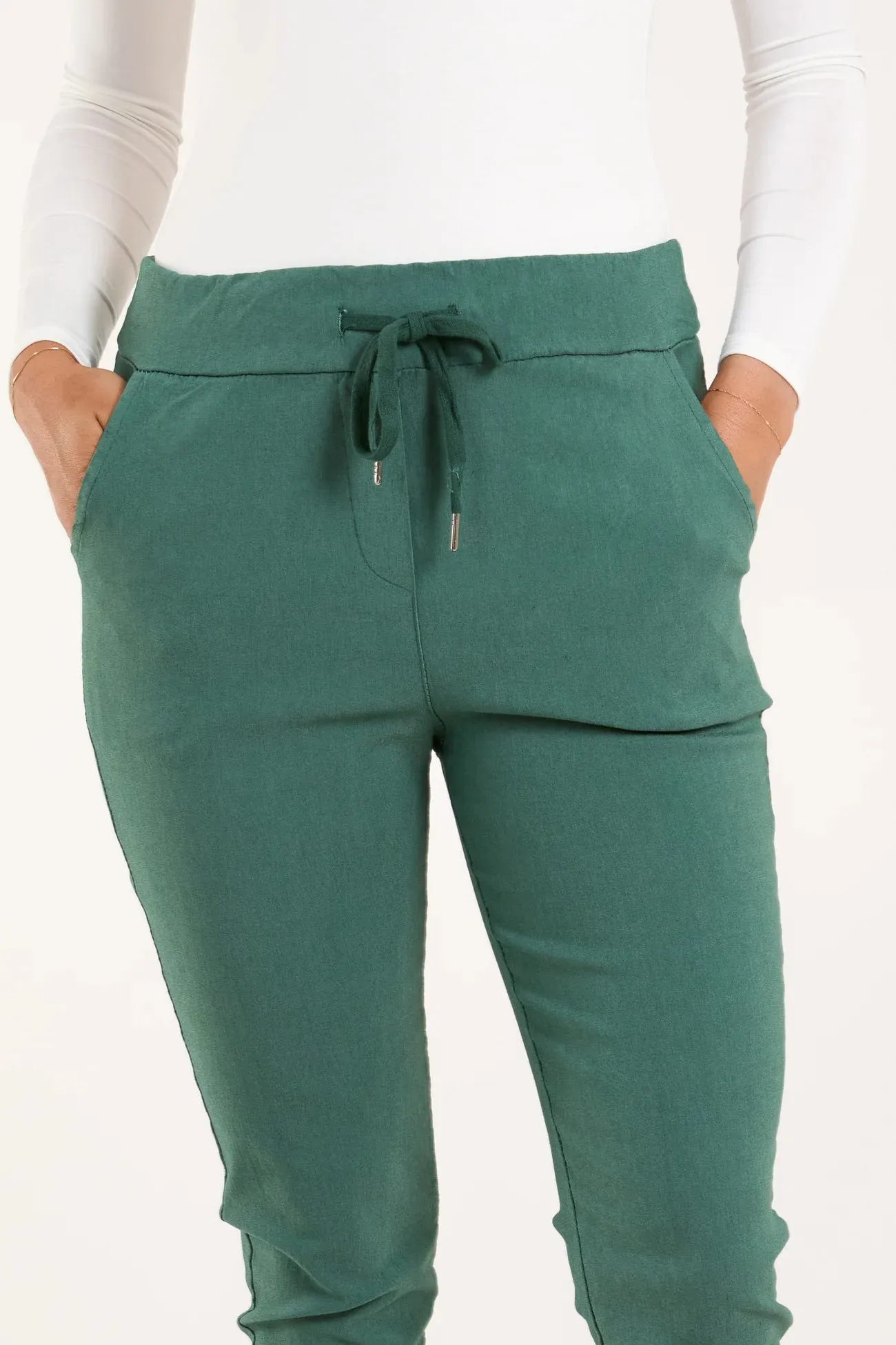 Dana Magic Trousers Bottle Green