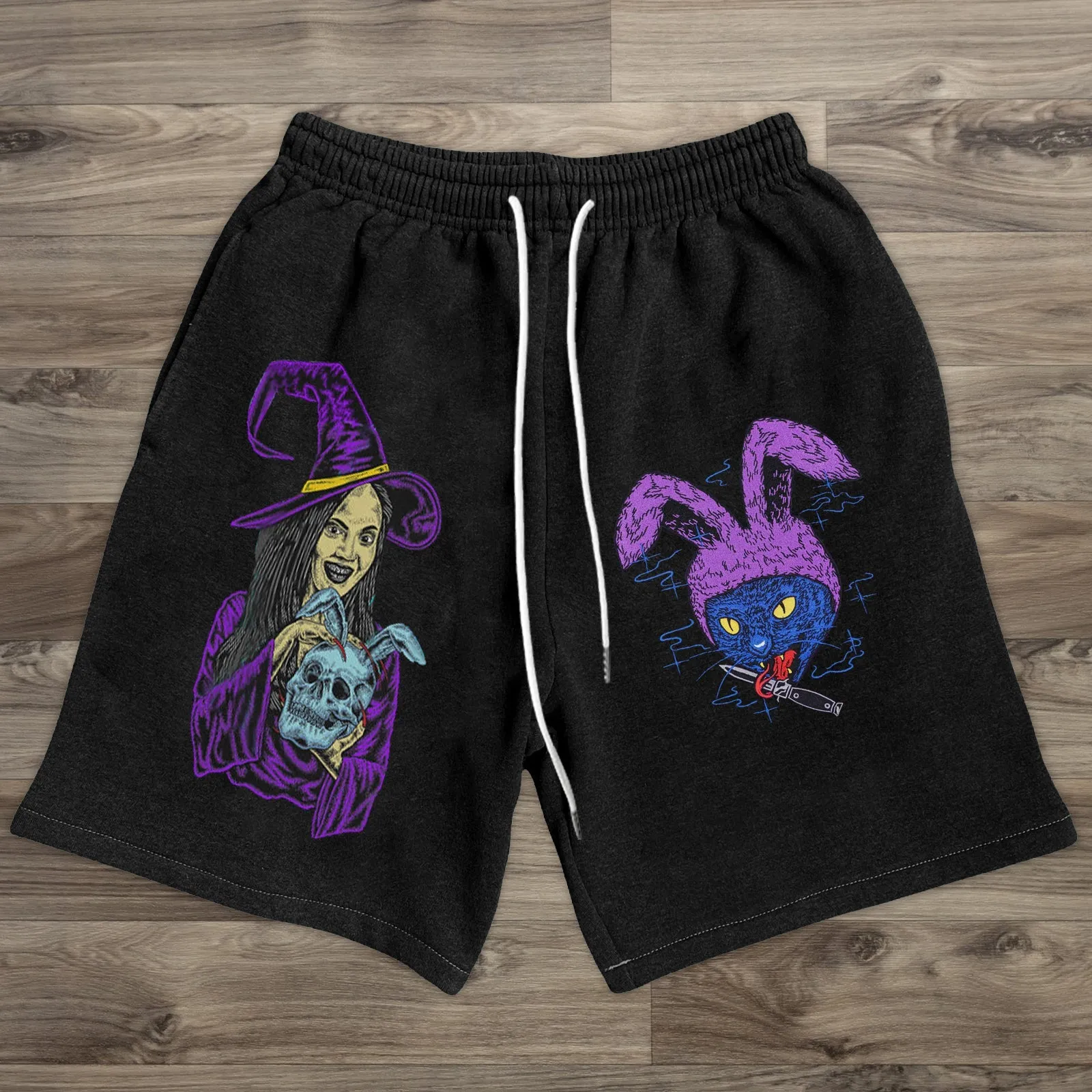 Devil Rabbit Casual Retro Shorts