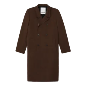 Double Breasted Coat Brown