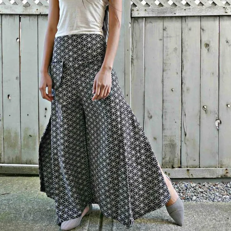 Flower of Life Wide Leg Pants