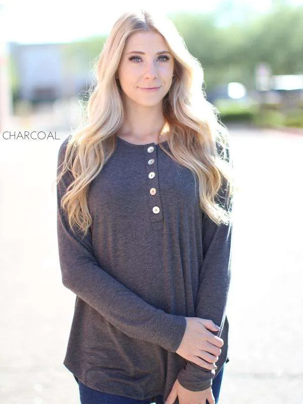 Flowy Button Top | S-XL