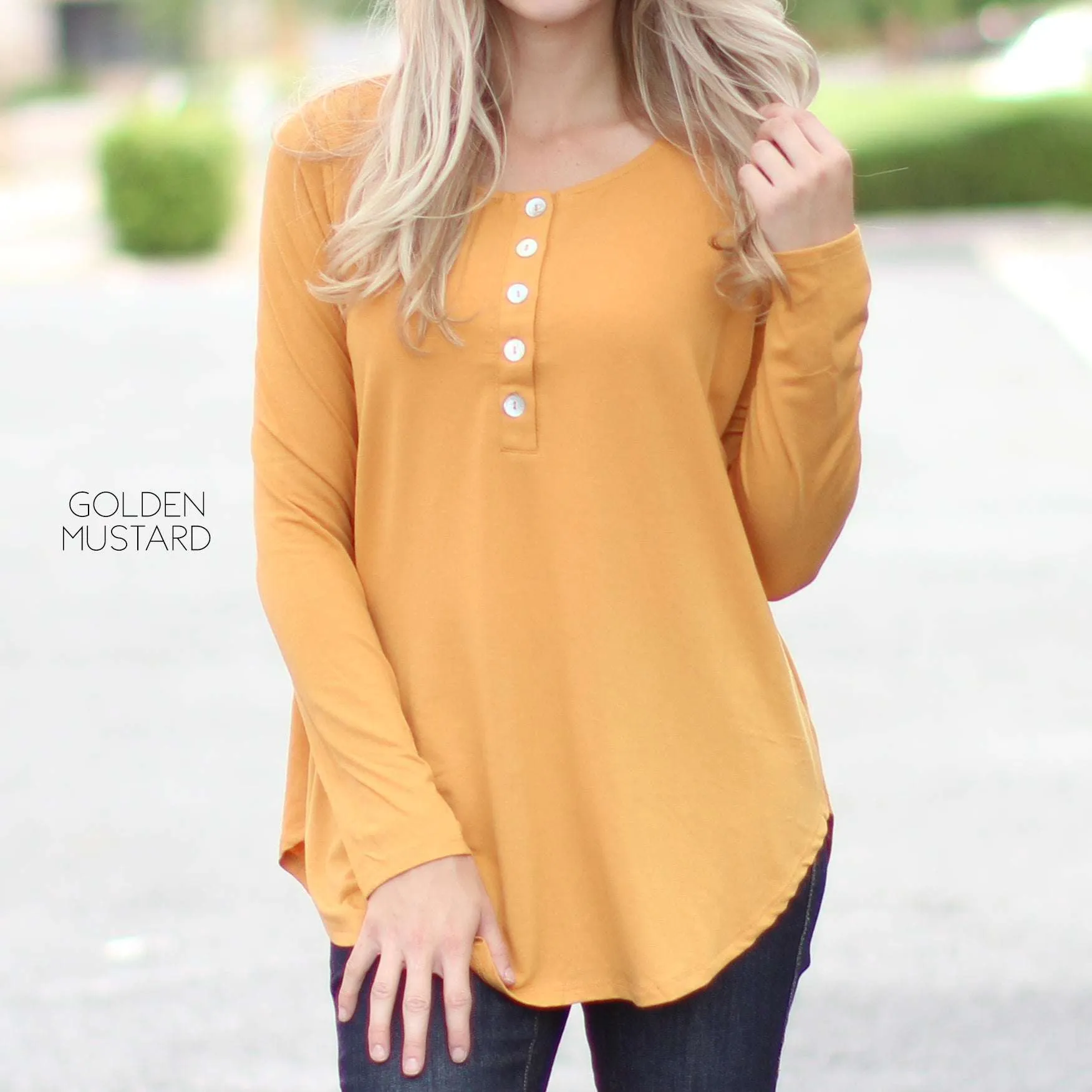 Flowy Button Top | S-XL