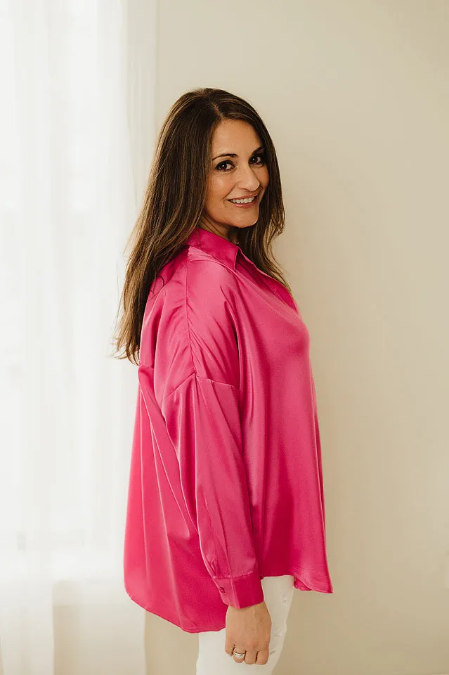 Flowy Satin Blouse