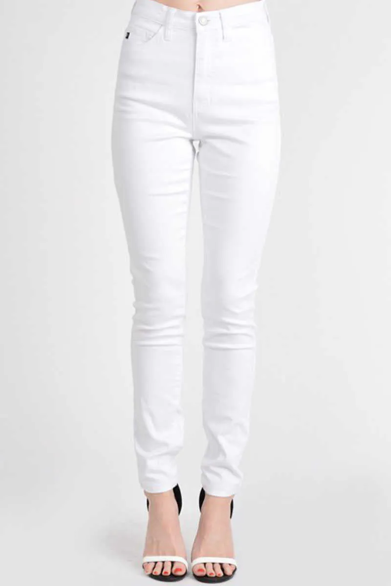 From The Ground Up - White Skinny Jeans