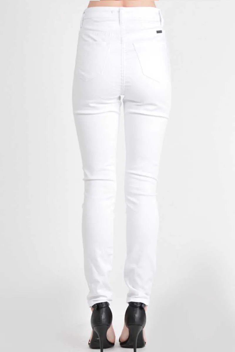 From The Ground Up - White Skinny Jeans