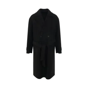 Hand Made Maxi Coat in Black