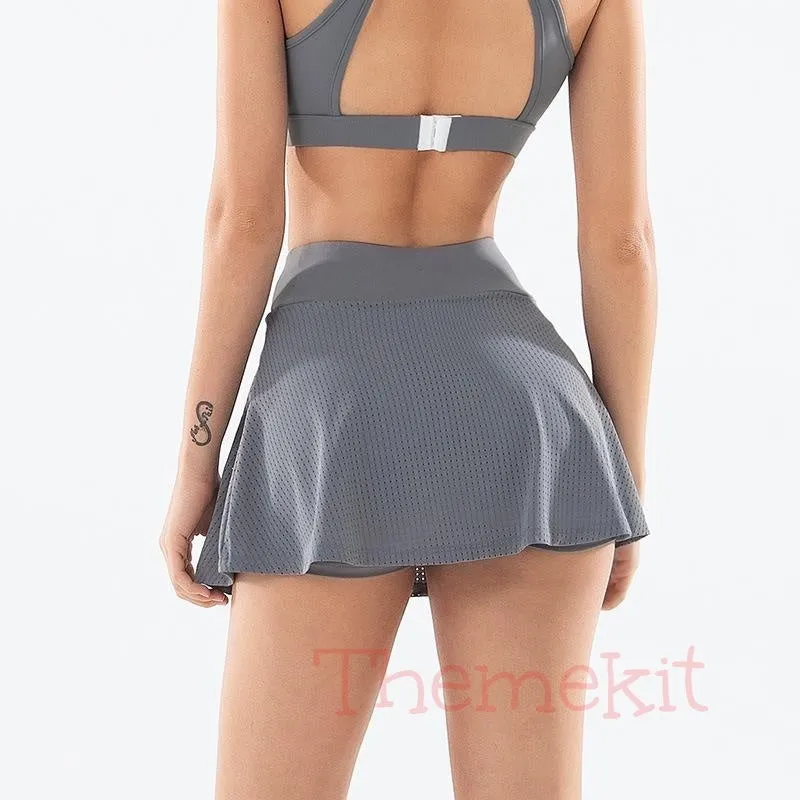 High waist mesh sexy Skirt