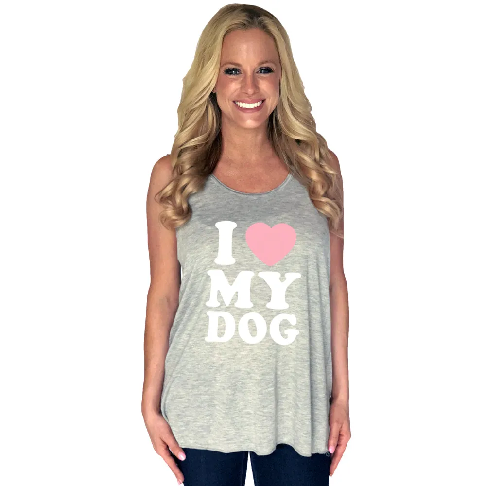 I Love My Dog Wholesale Tank Tops