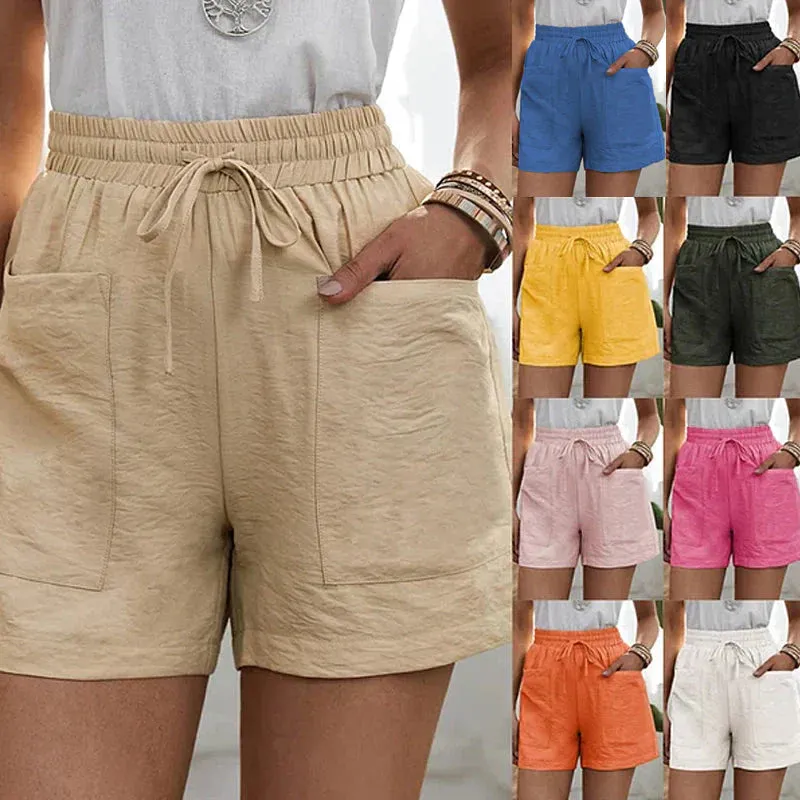 Ivyshape | Casual Shorts With Pockets