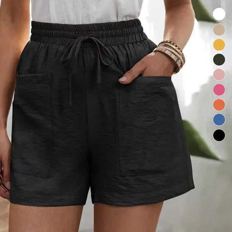 Ivyshape | Casual Shorts With Pockets