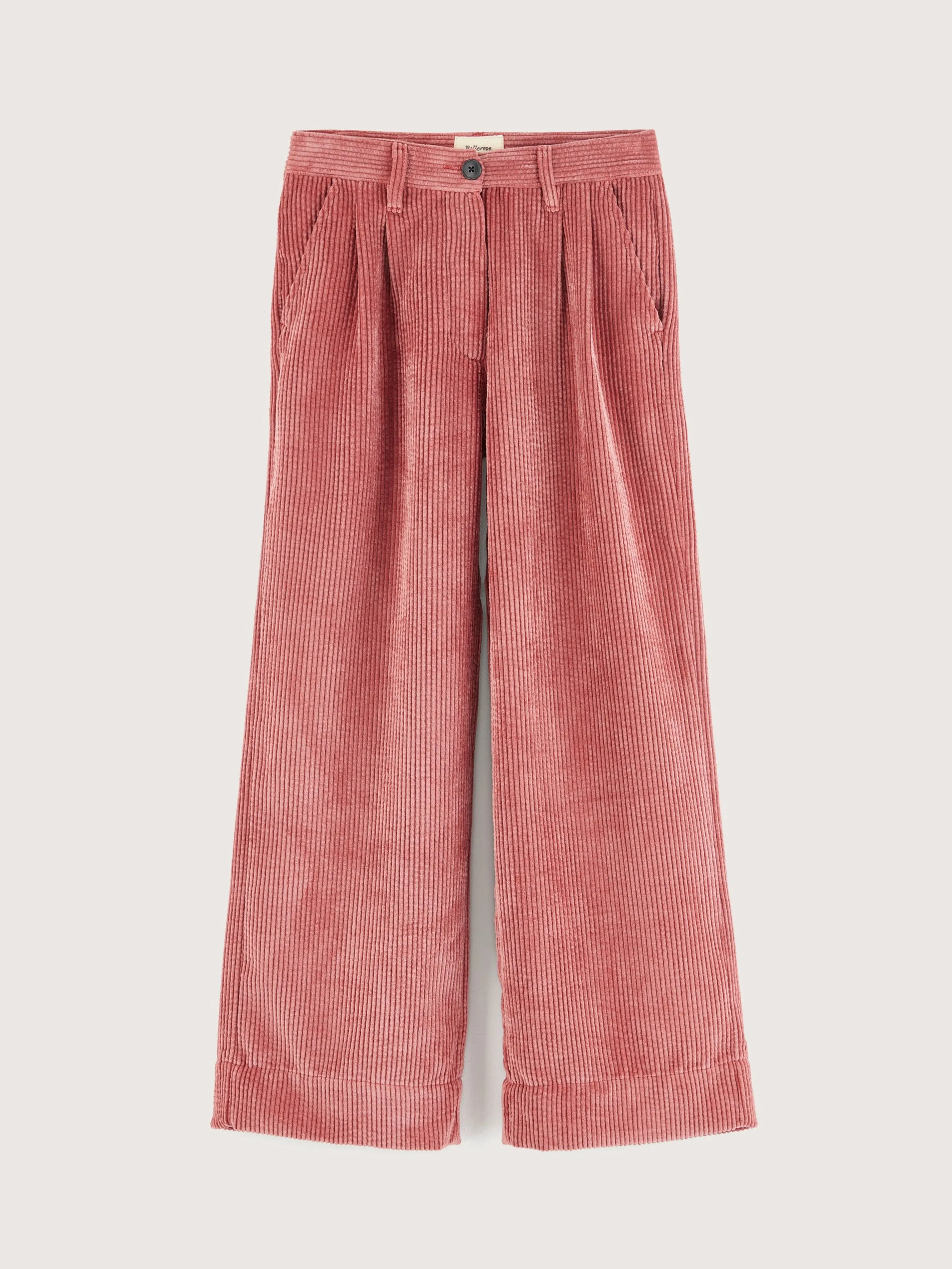 Katie corduroy trousers (242 / G / LYCHEE)