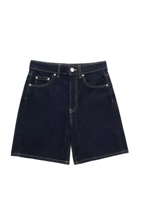 'Lily' Mid-rise Denim Casual Shorts