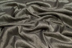 Metallic Italian Wool Twill