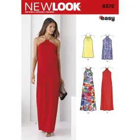 New Look Pattern 6372 Misses' Dresses Each in Two Lengths