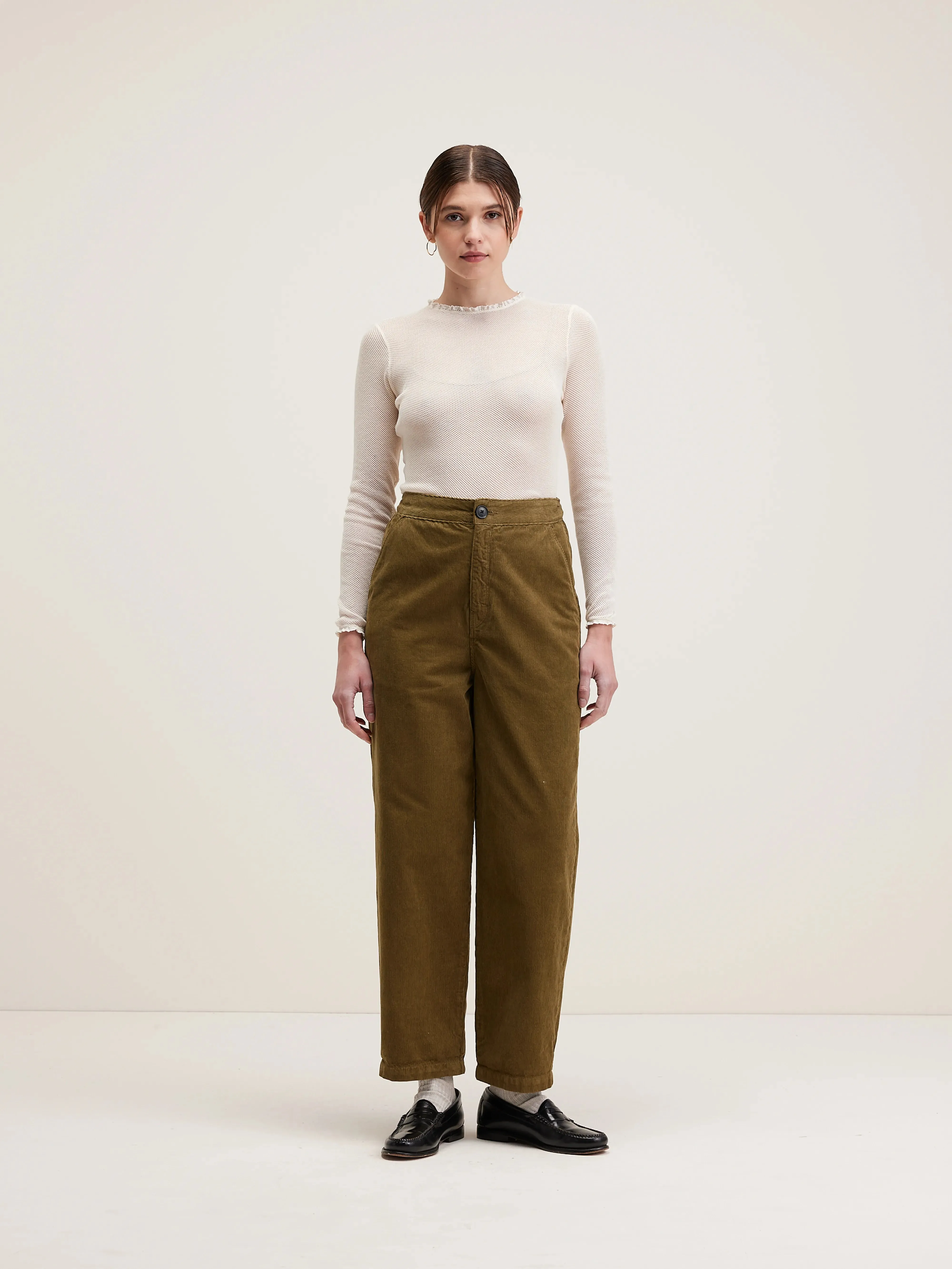 Pasop relaxed trousers (242 / W / MILITARY)