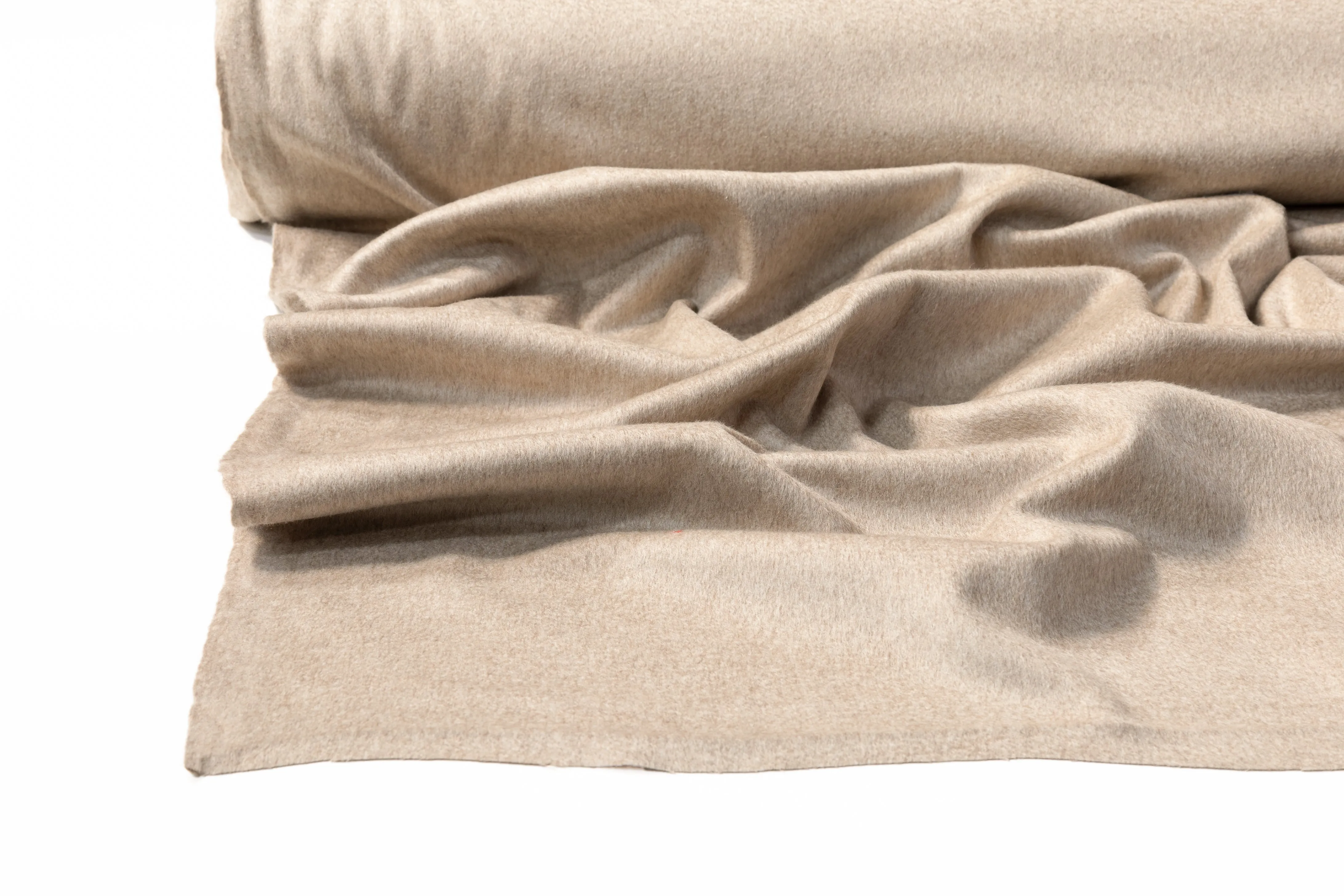 Pure Italian Cashmere Coating - Oatmeal