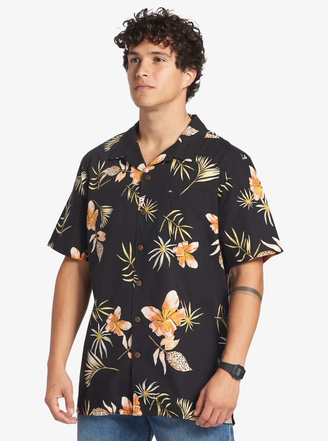 Quiksilver Tropical Floral SS Woven