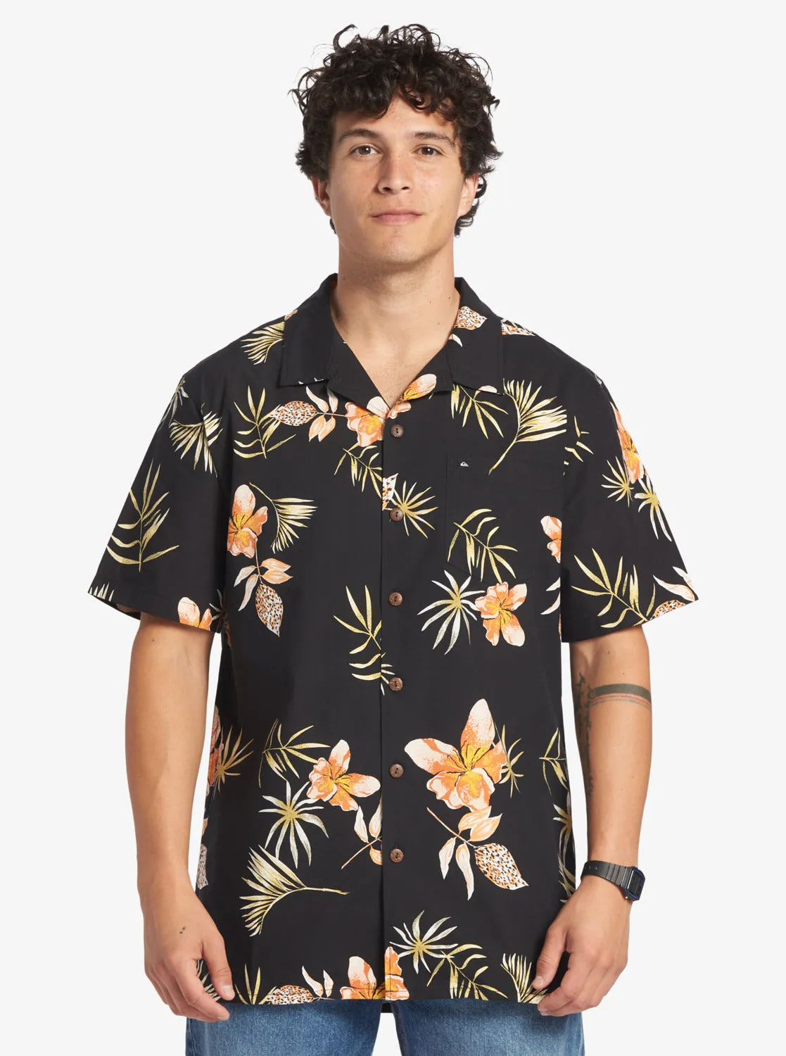 Quiksilver Tropical Floral SS Woven