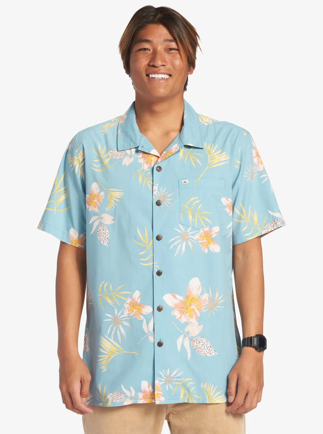 Quiksilver Tropical Floral SS Woven