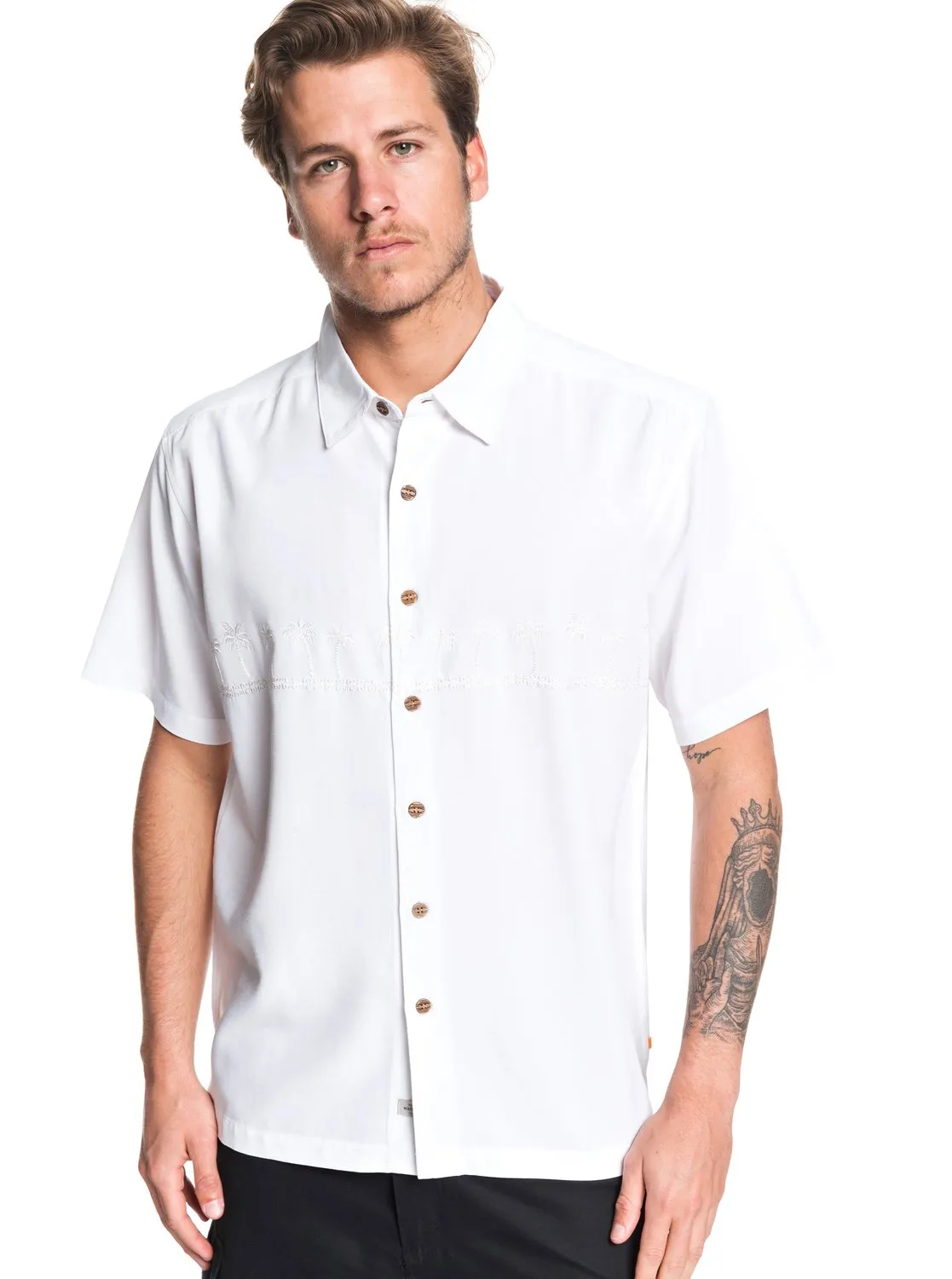 Quiksilver Waterman Tahiti Palms SS Woven