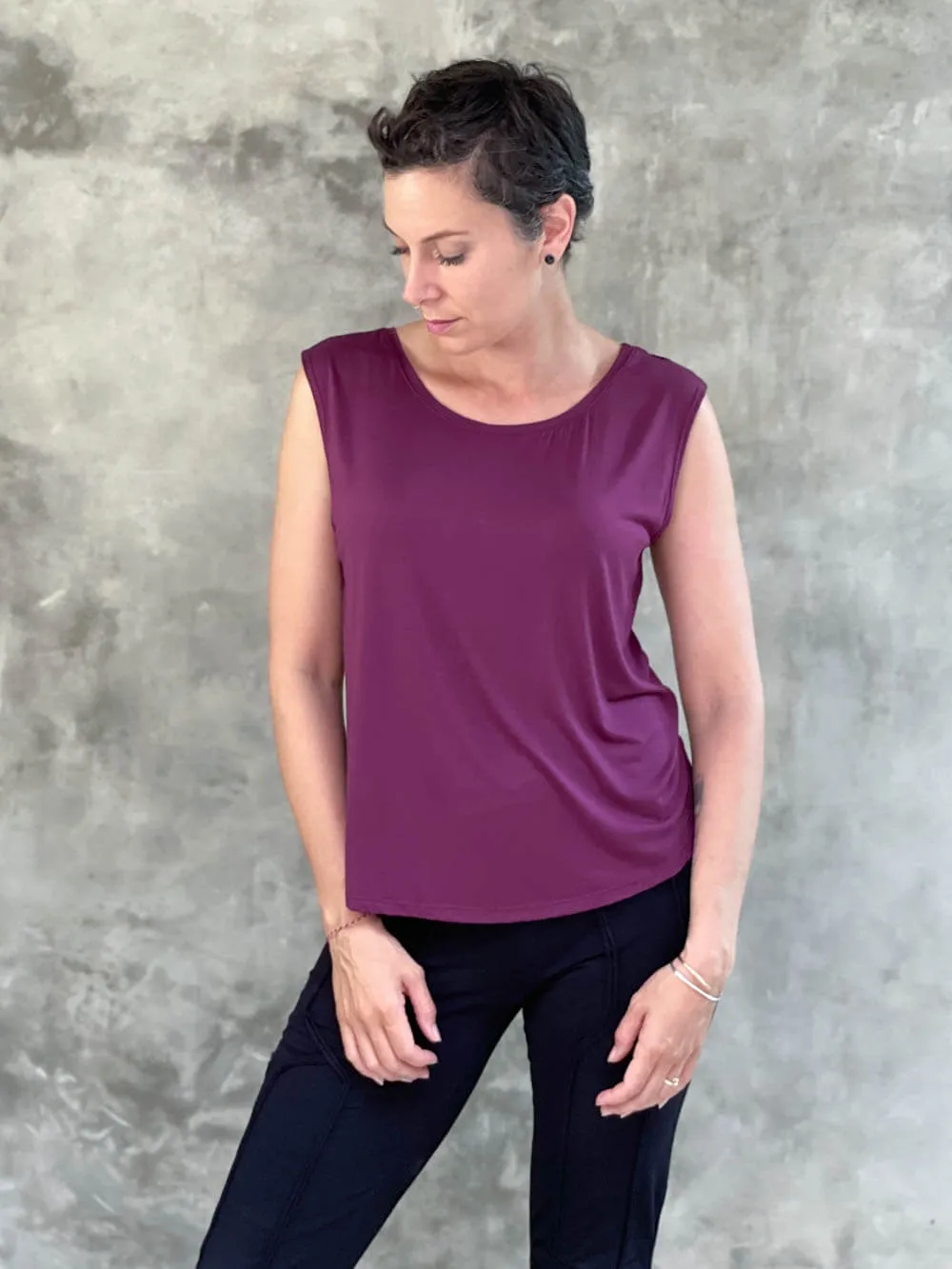 Reversible Ruched Tank Top