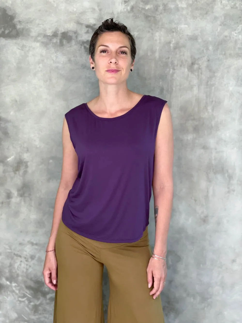 Reversible Ruched Tank Top