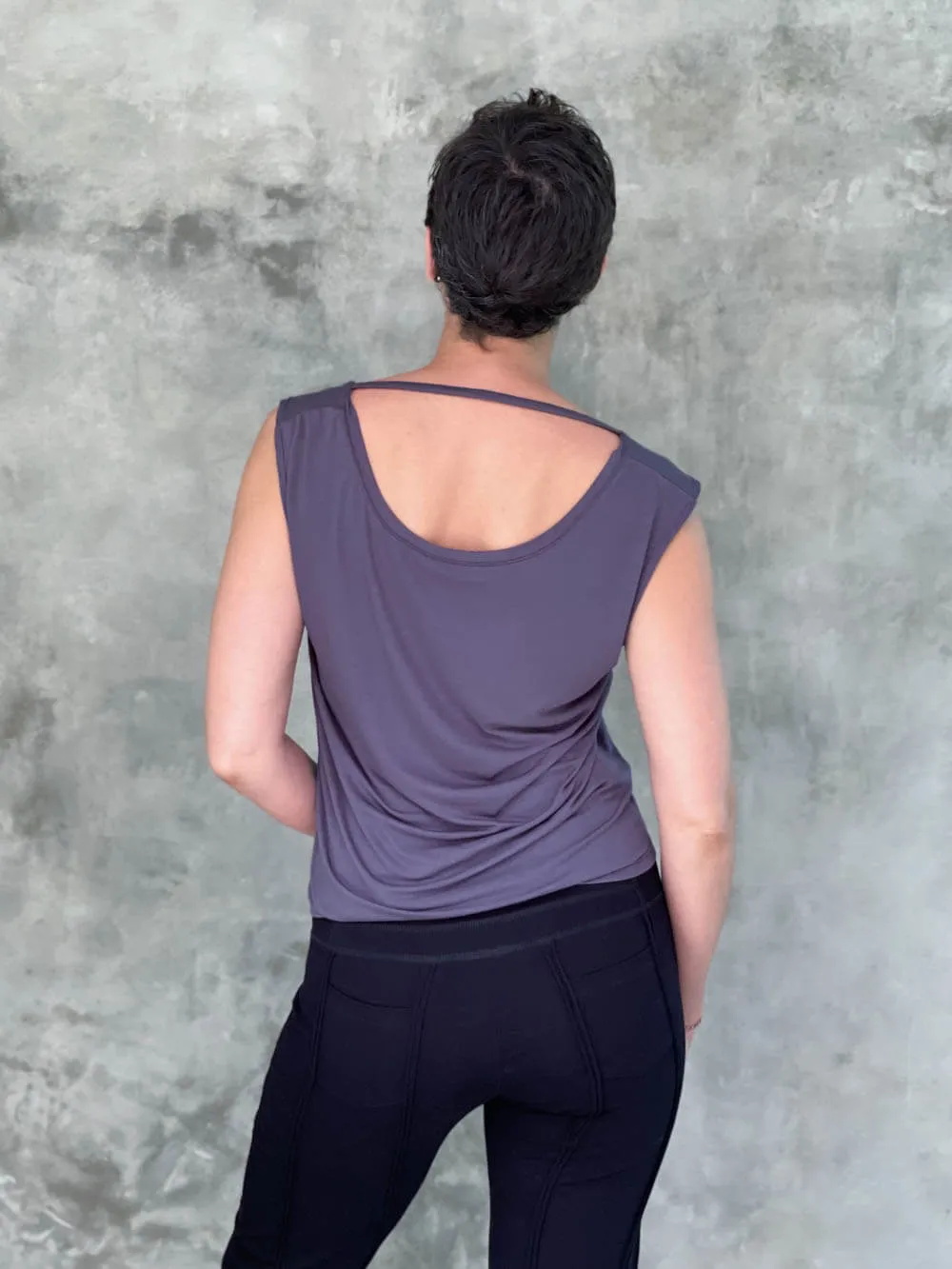 Reversible Ruched Tank Top