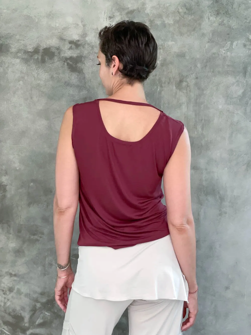 Reversible Ruched Tank Top