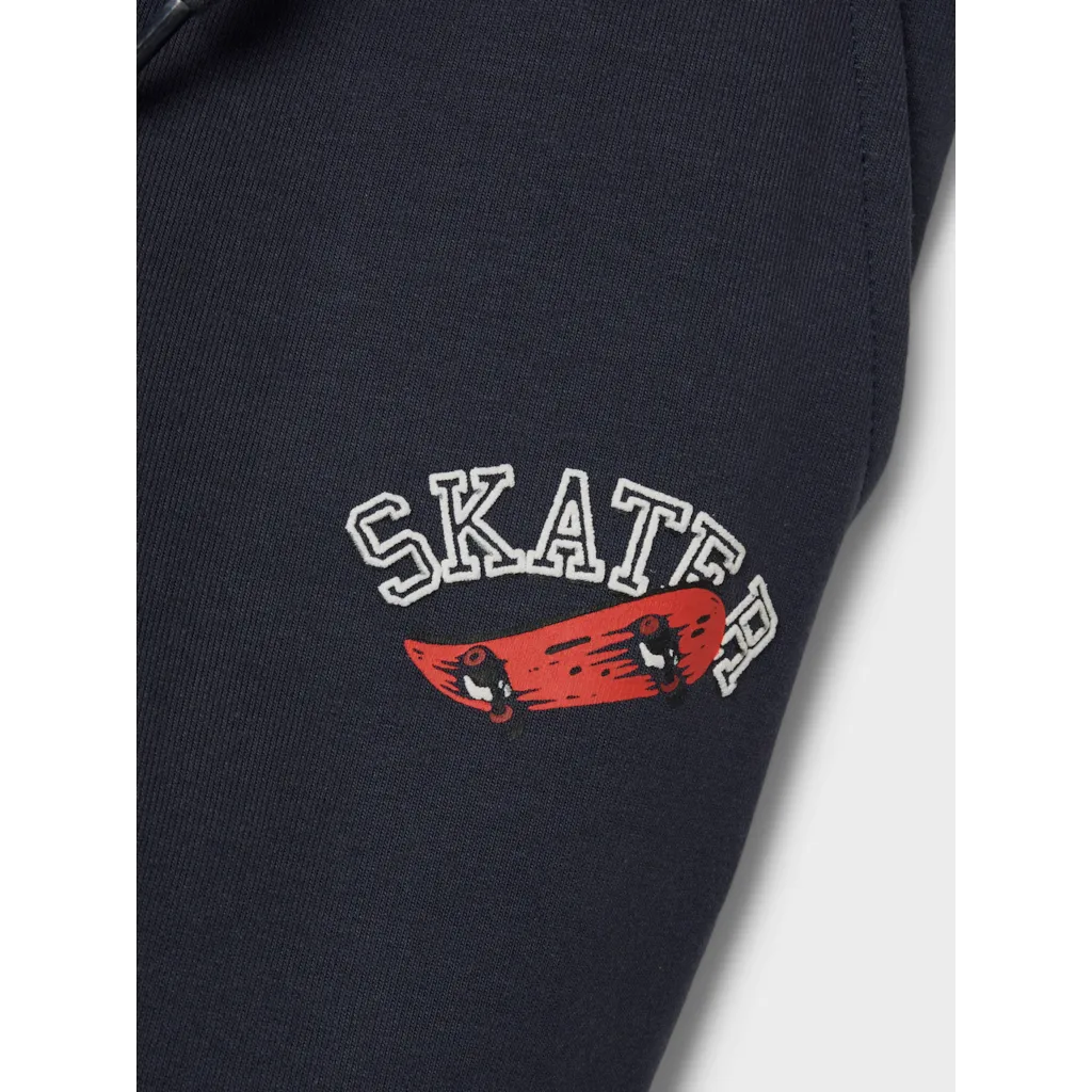 Skater Motif Sweat Pants