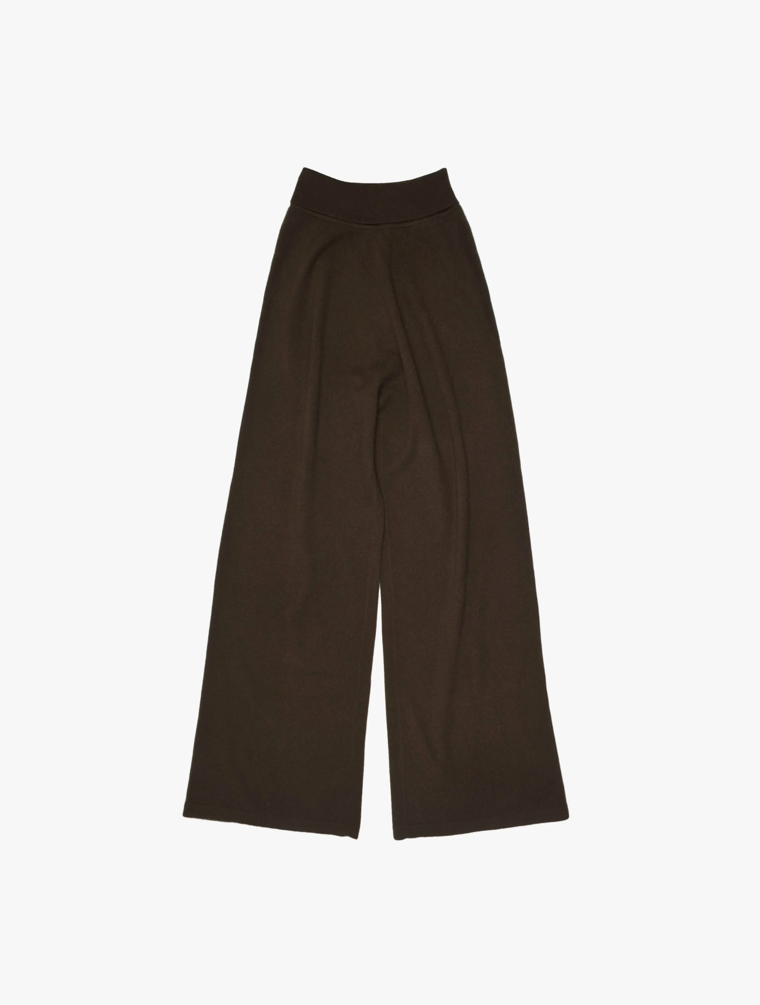 Soft Wide Leg Cashmere Trouser