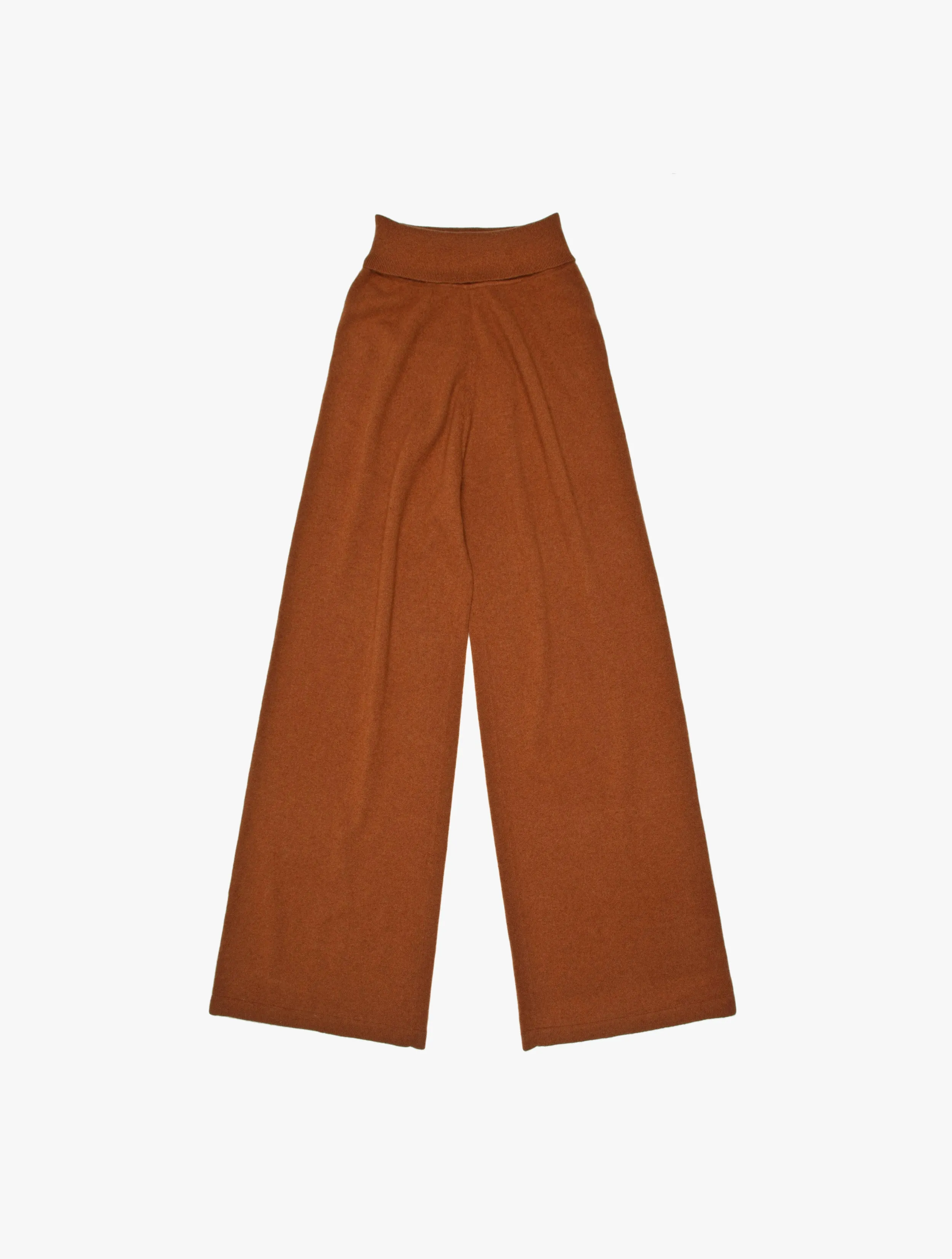 Soft Wide Leg Cashmere Trouser