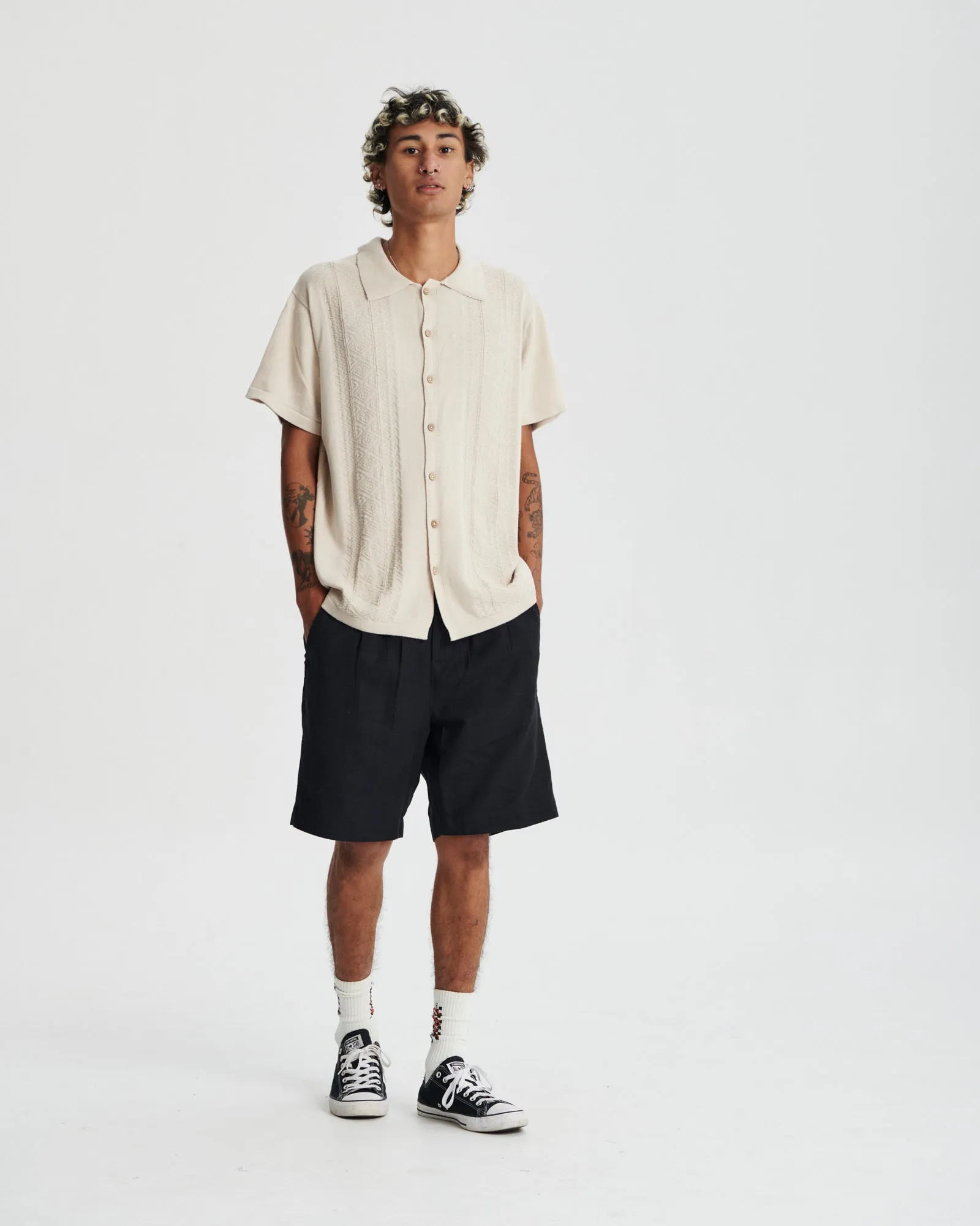 The Critical Slide Society Trader Knit Shirt