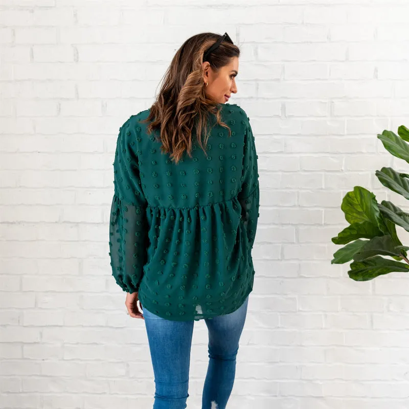 The Dottie Top: Green