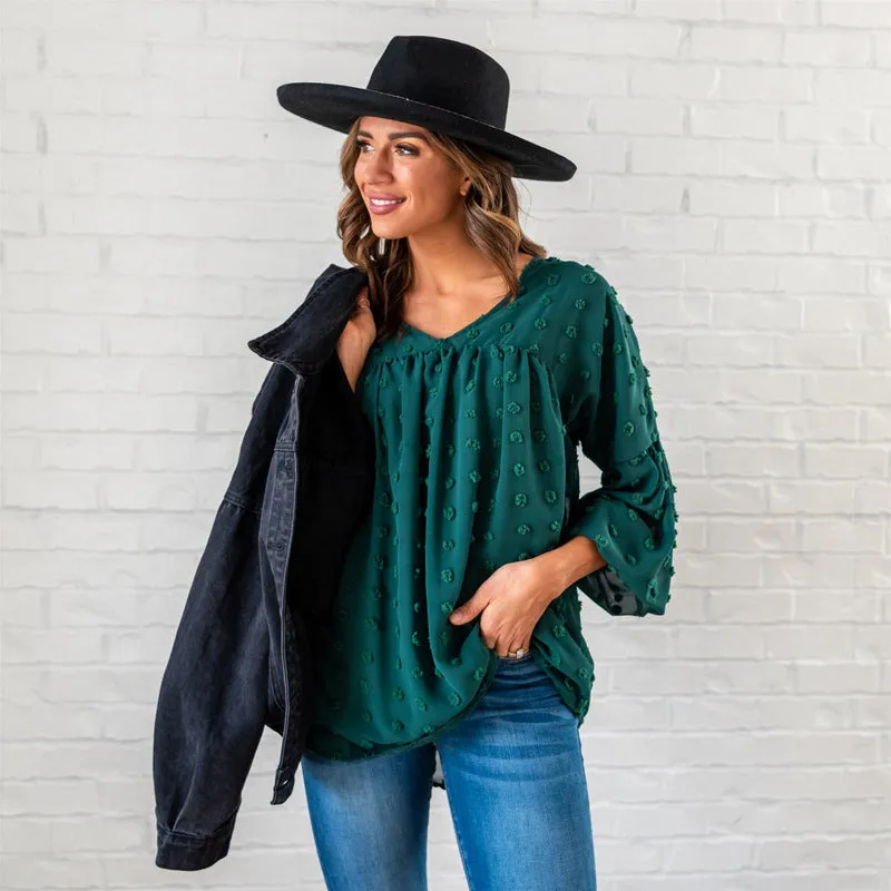 The Dottie Top: Green