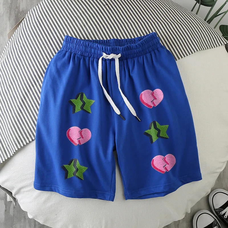 Trendy street cotton casual shorts