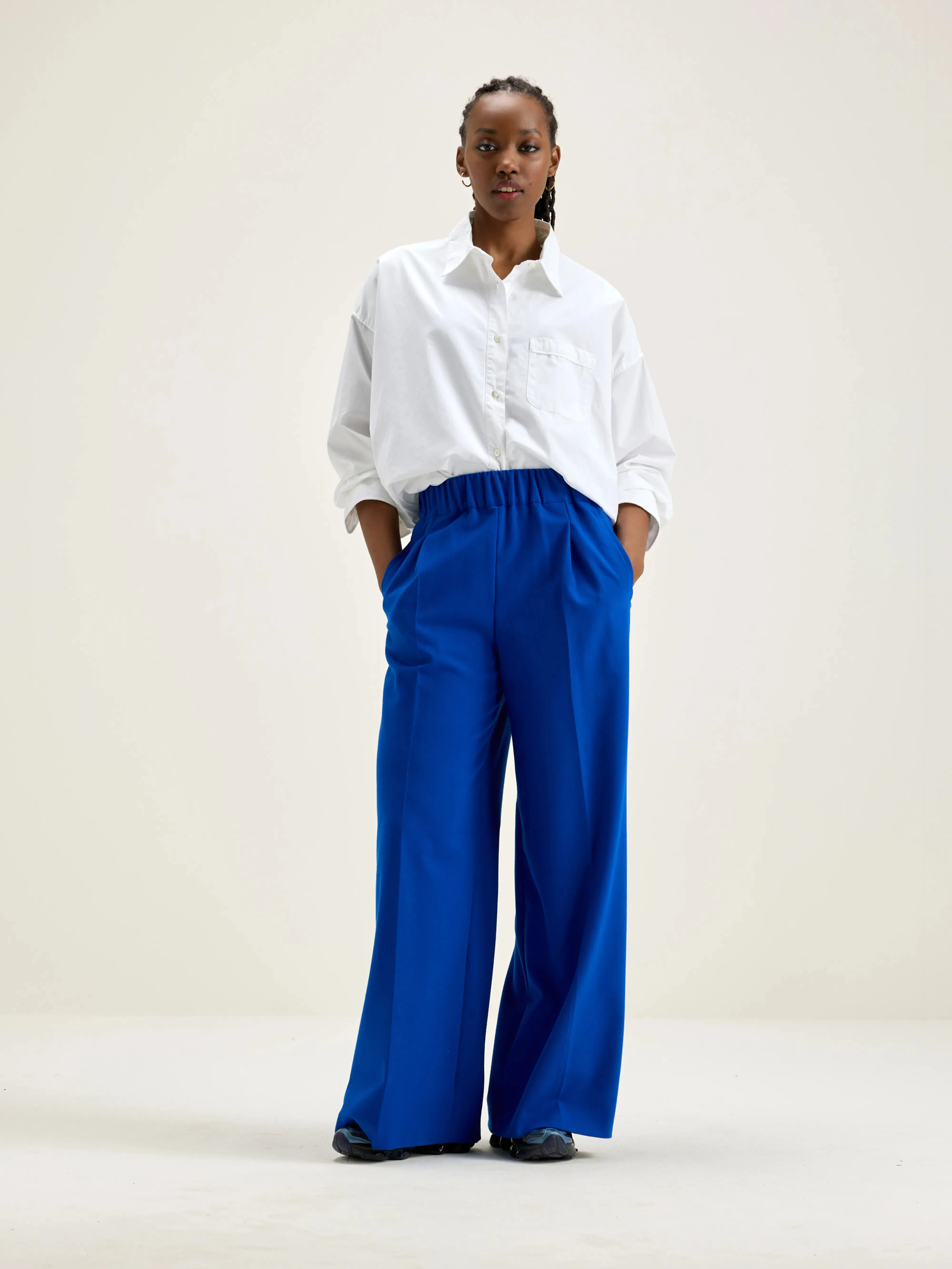 Vespa wide trousers (242 / W / LAZULI)