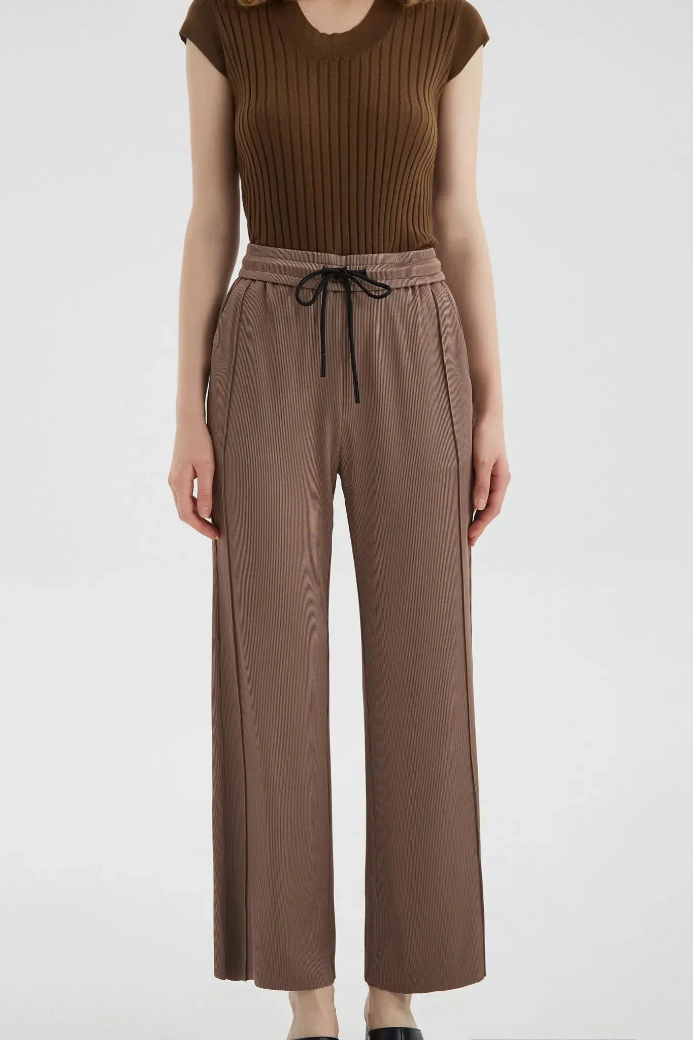 Wide Leg Drape Pants