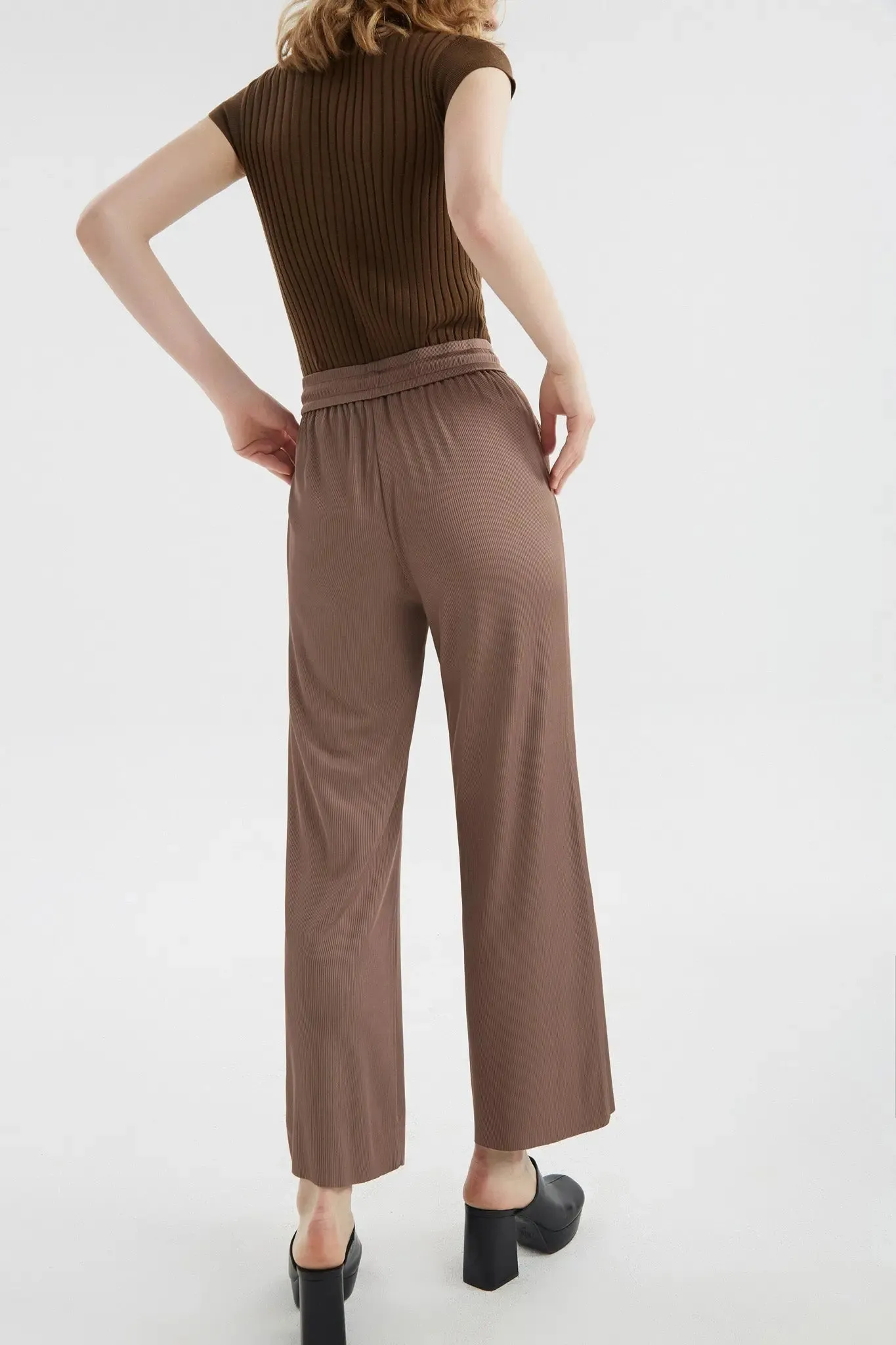 Wide Leg Drape Pants