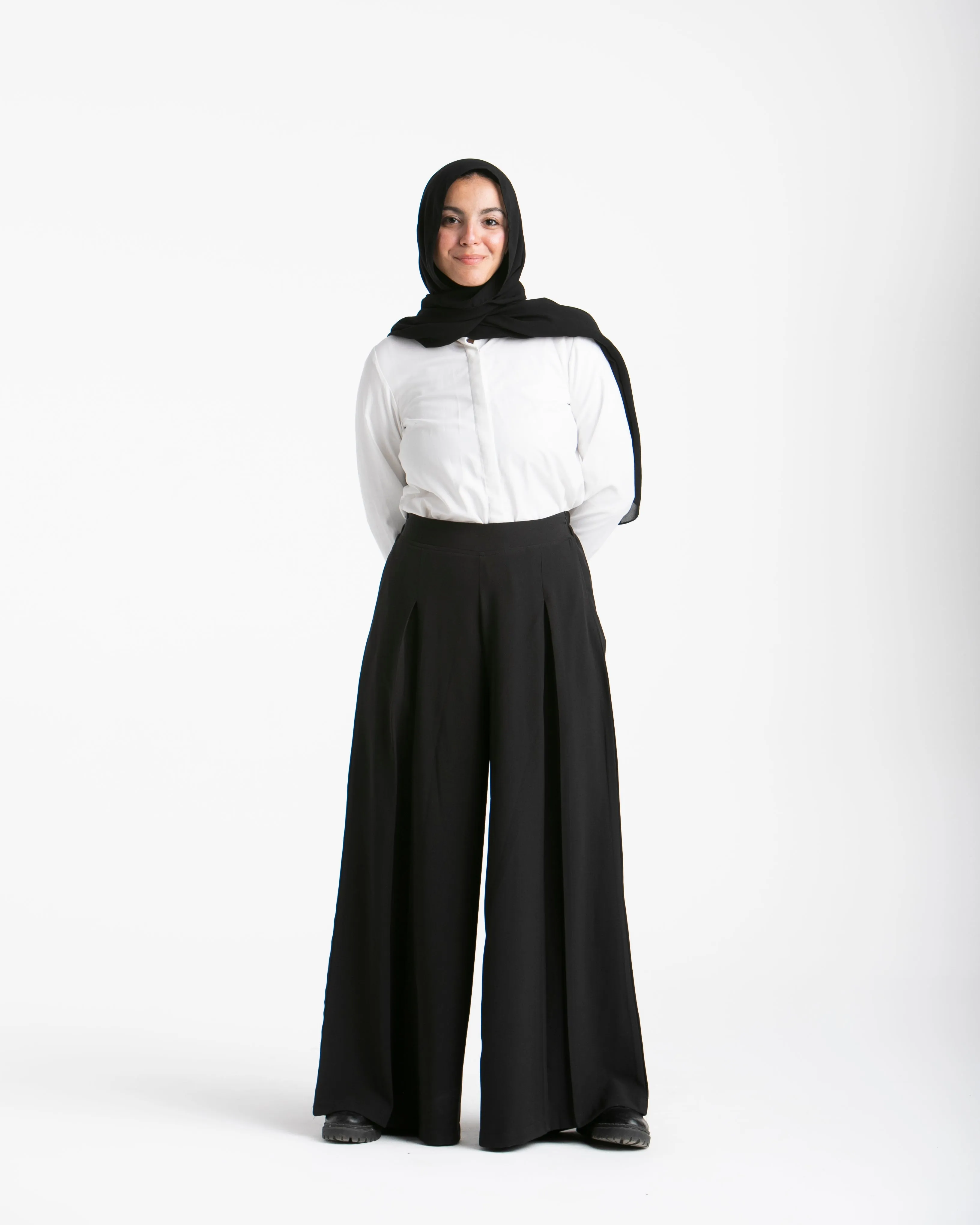 Wide Leg Pants Black