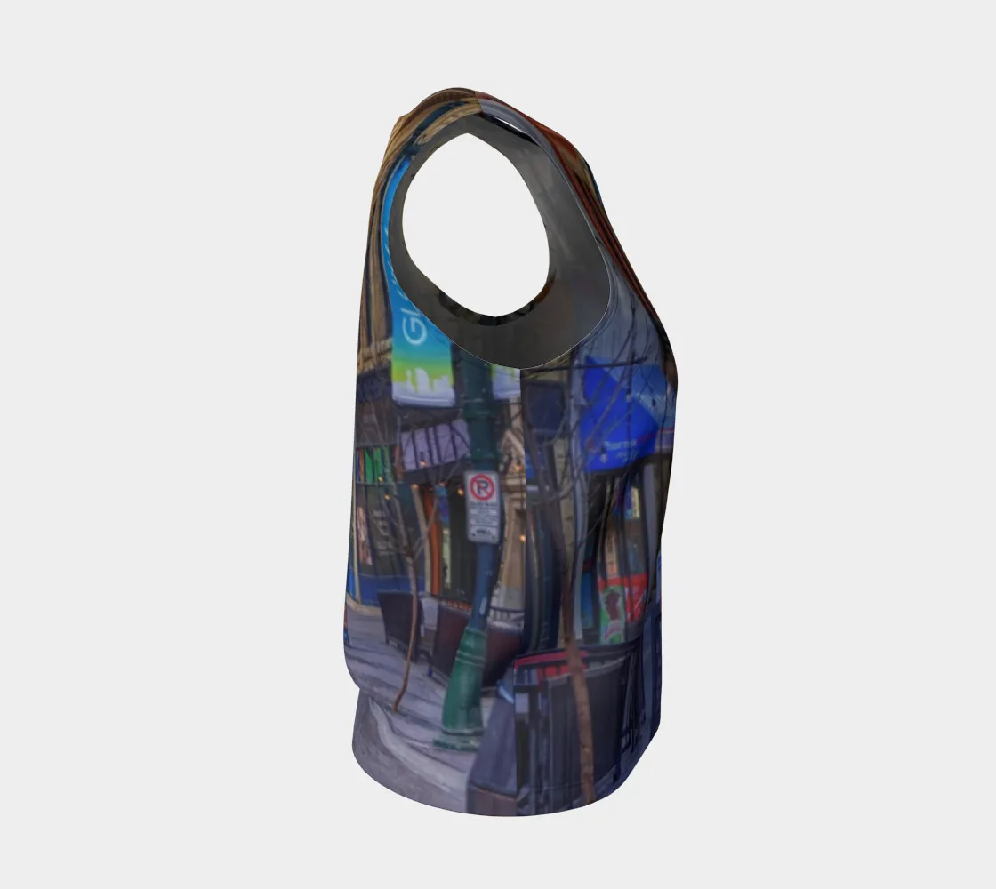 Women's All-Over Loose Regular Tank Top - Downtown Calgary Stephen Avenue