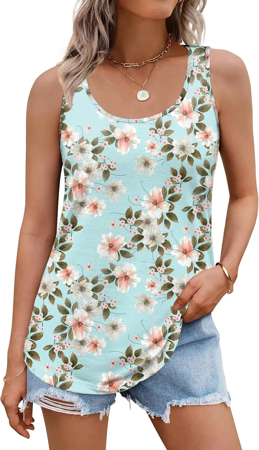 Zeagoo Tank Tops Flowy Loose Fit Tops