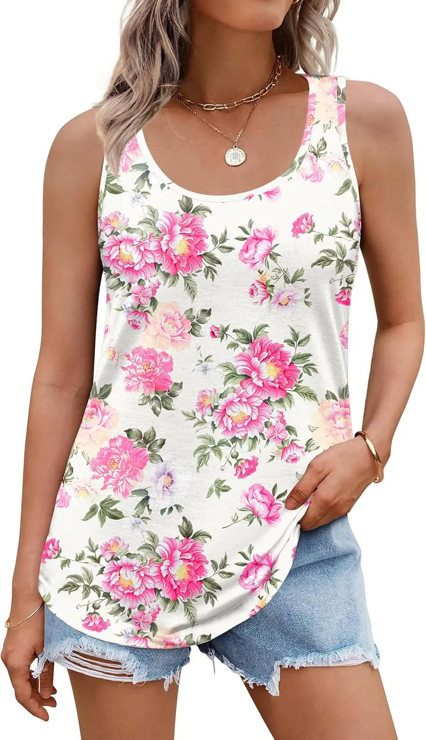 Zeagoo Tank Tops Flowy Loose Fit Tops