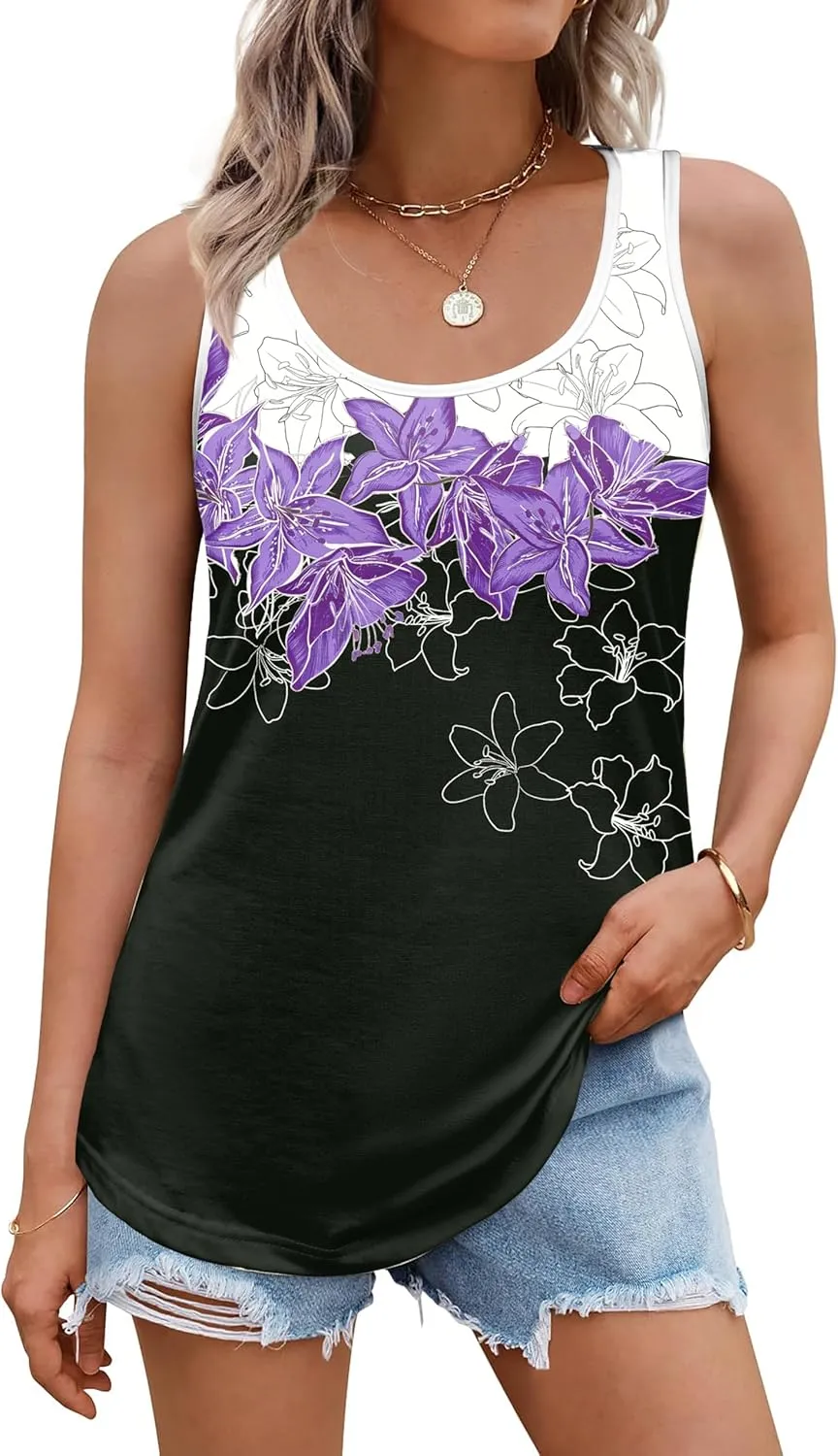 Zeagoo Tank Tops Flowy Loose Fit Tops